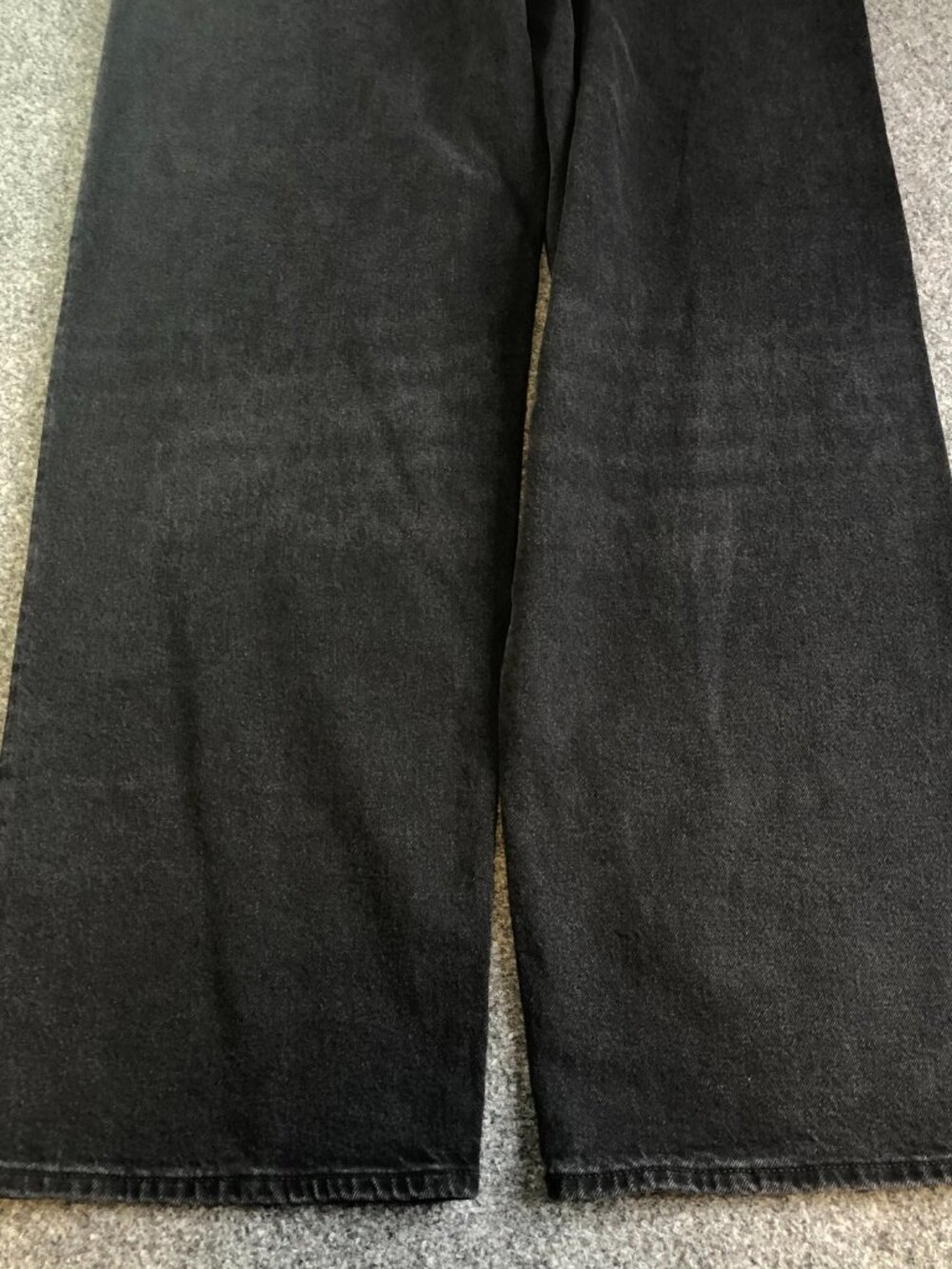American Eagle Airflex+ Jeans Mens 32x34 Black Baggy Loose Skate Stretch - Picture 12 of 13